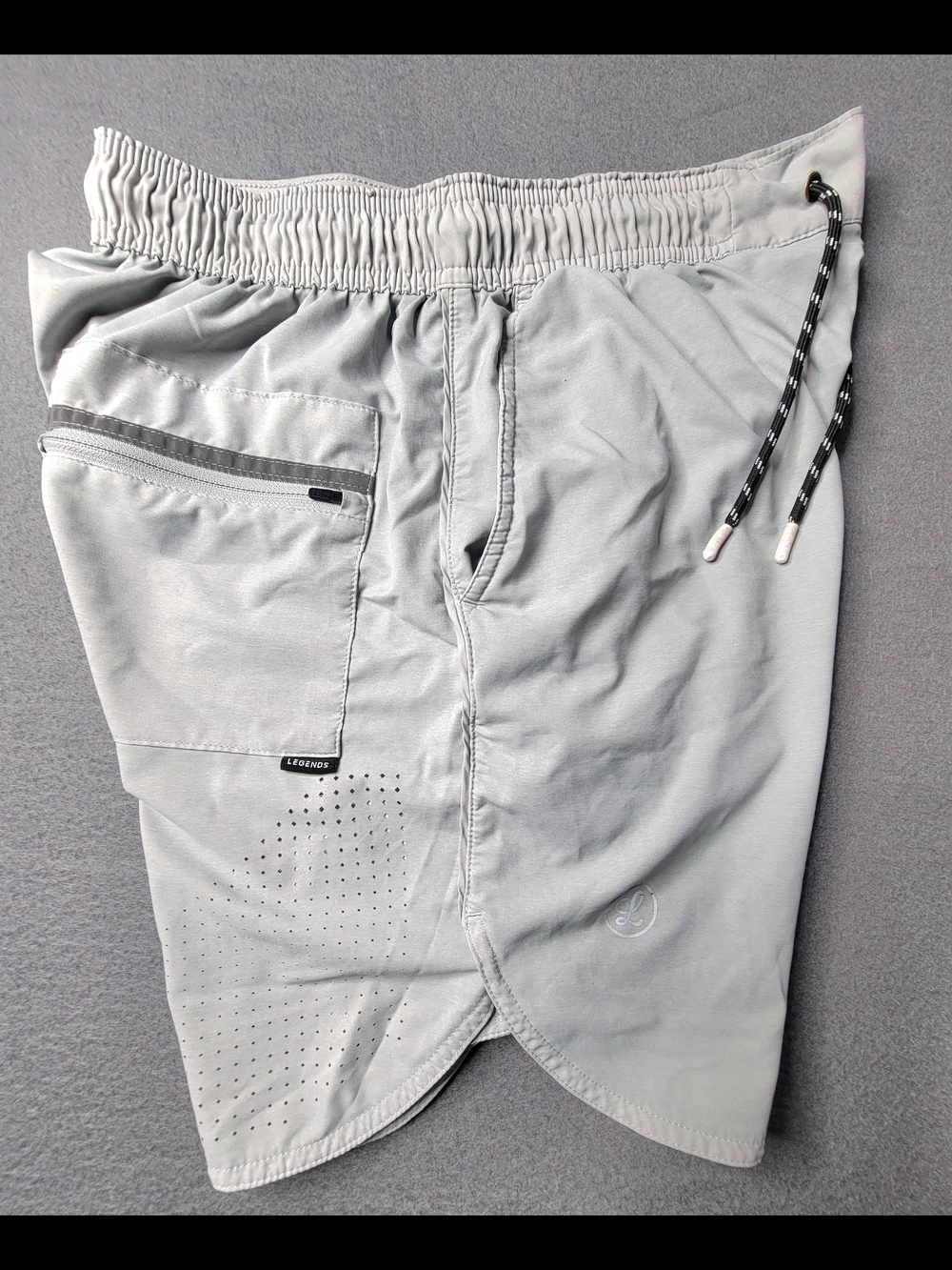 Legends Luka 2.07 -Inche Linerless Short Size S Color Grey